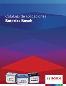 baterias Bosch 