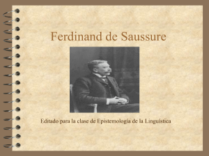 Ferdinand Saussure