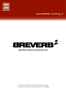 BREVERB 2 Manual