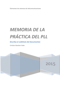 MEMORIA DE LA PRACTICA PLL PDF