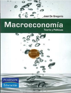 MACROECONOMÍA-JOSÉ DE GREGORIO