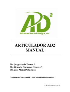 AD2 Articulator Manual 
