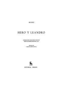 - Museo, Hero y Leandro