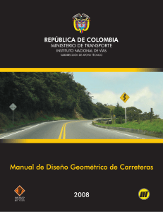 Manual de Diseno Geometrico de Carreteras