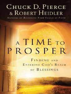 A Time to Prosper  Finding and  - Chuck Pierce