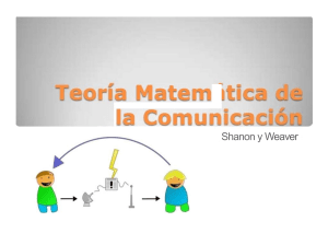 [PDF] Teoría matemática de la comunicación
