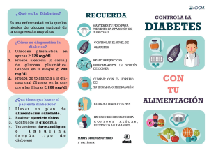 folleto diabetes y obesidad