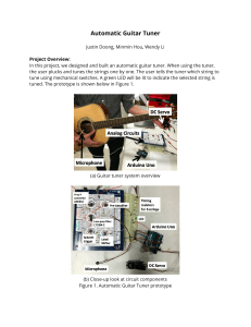 Guitar tuner instructable