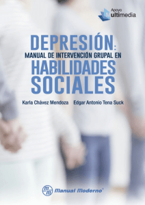 Depresión, manual de intervención grupal en habilidades sociales