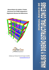 Manual Básico De Análisis Y Diseño Estructural Con ETABS