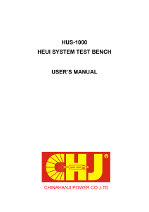 Traducir procedimientoe-User Manual Tester HEUI MODEL HUS-1000-desbloqueado