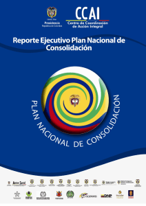 CCAI Reporte Ejecutivo Plan Nacional de Consolidacion