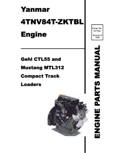 CTL55-Compact-Track-Loader-Yanmar-4TNV84T-Engine-Parts-Manual-917324B