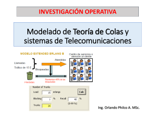 Teoría de Colas y los sistemas de Telecomunicaciones - OP