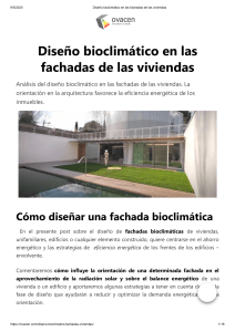 Diseño bioclimático en las fachadas de las viviendas 2