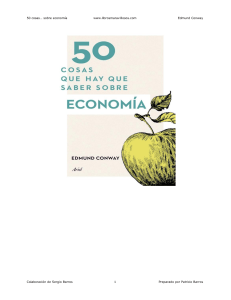 50 cosas que hay que saber sobre economia