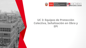 UC 3 Equipos de Protección Colectiva, Señalización en Obra y EPI