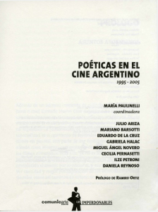 Poéticas del cine argentino - Esteban Sapir