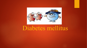 Modulo I 1.3 Diabetes mellitus