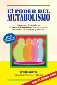 El poder del metabolismo Frank Suarez