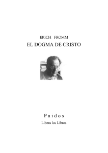 Erich Fromm, El dogma de Cristo (1963)