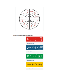 formulas ley de ohm