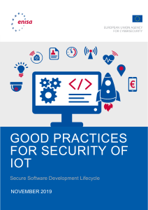 Good practices for security of IoT