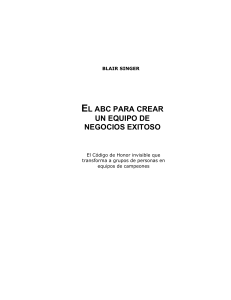 001-El ABC Para Crear Un Equipo De Negocios Exitosos - Blair Singer