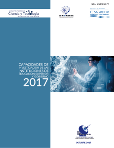 Capacidades de Investigacion Instituciones de Educacion Superior y Gobierno 2017