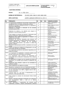 F-822.D LISTA DE VERIFICACION ISO 9001  2008