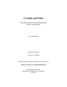 Cycloids and Paths