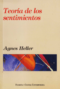 Agnes Heller - Teoría de los sentimientos-Ediciones Coyoacán (1999)