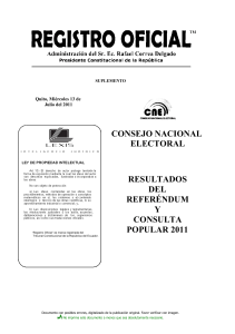 Consulta Popular y Referendum