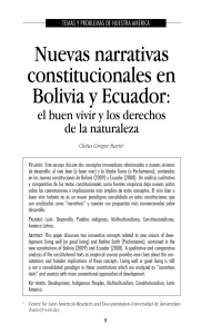 Barié - Nuevas narrativas constitucionales en Bolivia