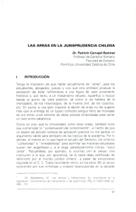 LAS  ARRAS  EN  LA  JURISPRUDENCIA  CHILENA (2)