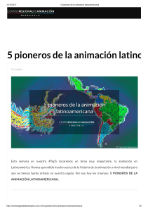5 pioneros de la animación latinoamericana