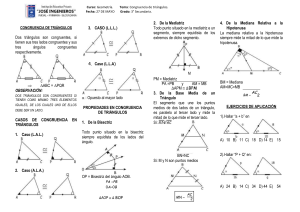 congruencia de triángulos secundaria