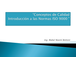 Calidad- Introduccion ISO