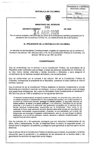 DECRETO 593 DEL 24 DE ABRIL DE 2020