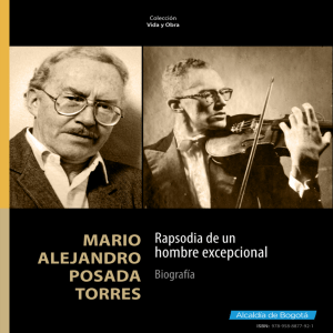Biografía Mario Posada Torres Premio Vida y Obra