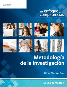 metodología de la investigacion por competencias CENGAGE LEARNING
