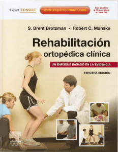 Brotzman. Rehabilitacion Ortopedica Clinica