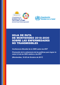 Ruta de Montevideo 2018-2030 sobre las enfermedades no transmisibles