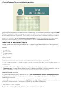 El Test de Toulouse Piéron  manual e interpretación - psicologia-online.com