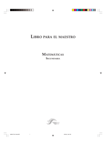 LIBRO PARA EL MAESTRO MATEMATICAS SECUND