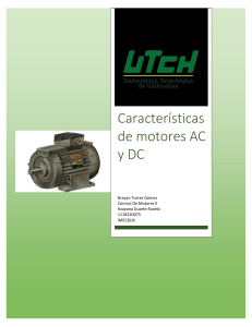 Características de motores AC y DC