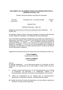 reglamento de las normas tecnicas de urbanizacion para el municipio de silao(ago2008) (1)