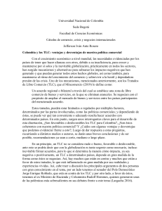 Jefferson Ante - Disertación sobre Colombia y los TLC PDF