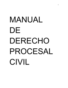 IMANUAL DE DERECHO PROCESAL CIVIL