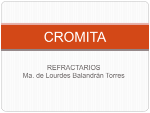 CROMITA - Refractarios